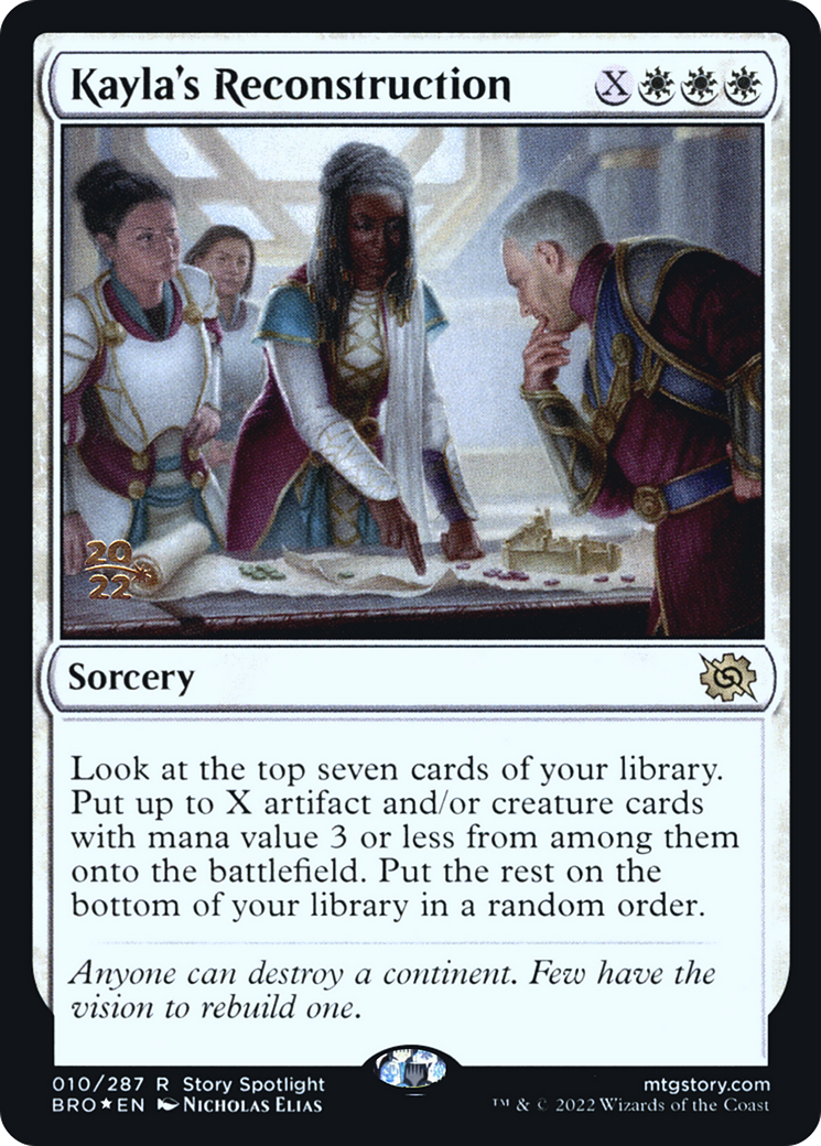 Kayla's Reconstruction (PBRO-10S) - Promotions The Brothers' War 