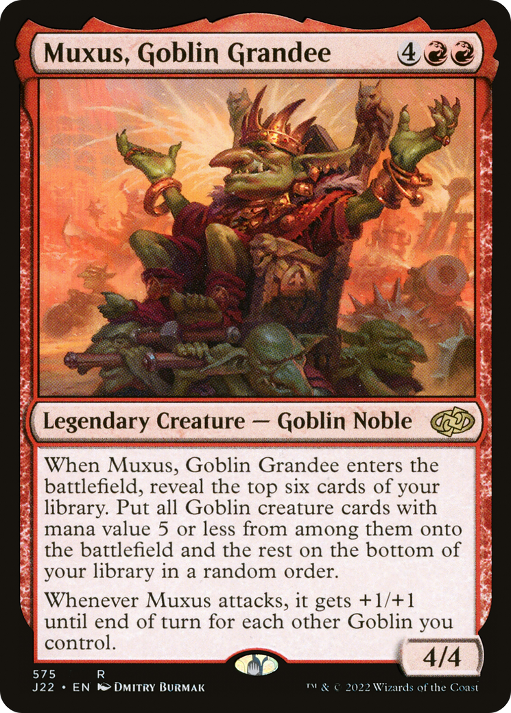 Muxus, Goblin Grandee (J22-575) - Jumpstart 2022