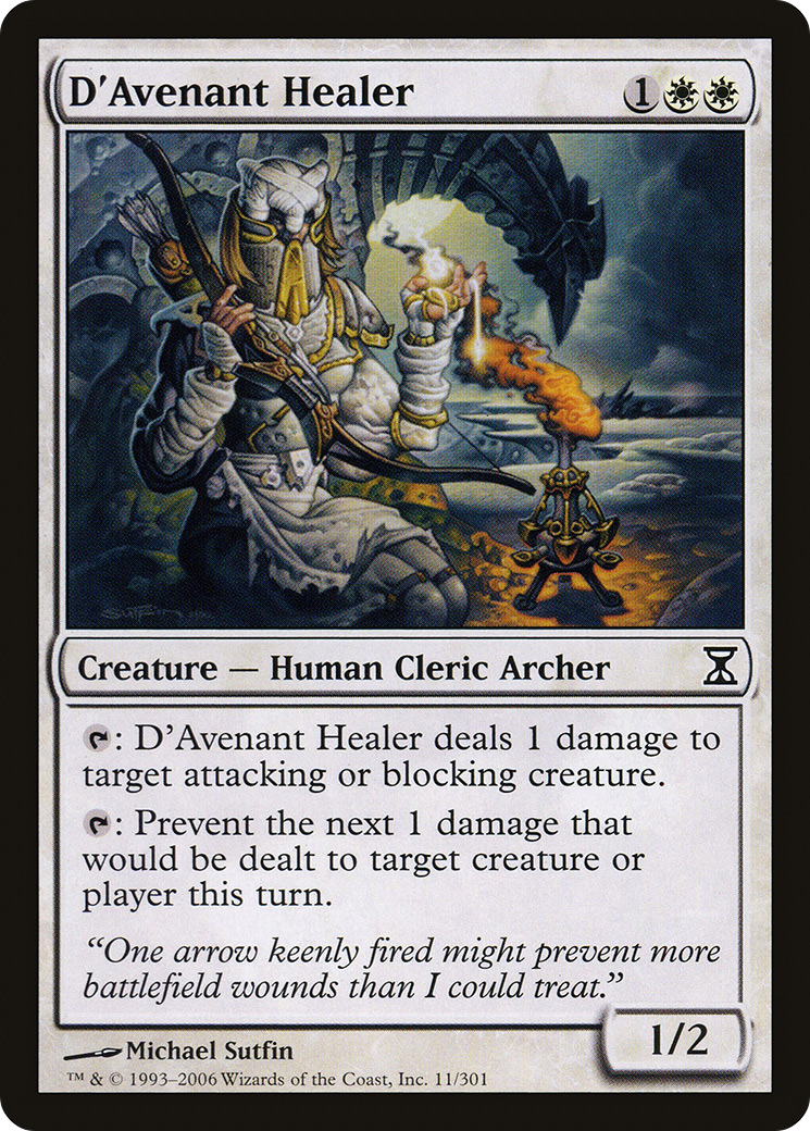 D'Avenant Healer (TSP-011) - Time Spiral Foil