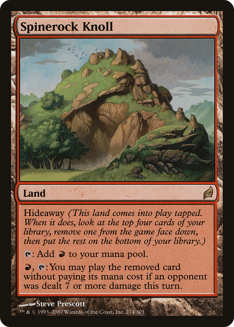 Monticule de Spinerock (LRW-274) - Lorwyn Foil