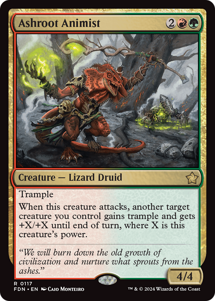 Ashroot Animist (FDN-117) - Fondations Foil 