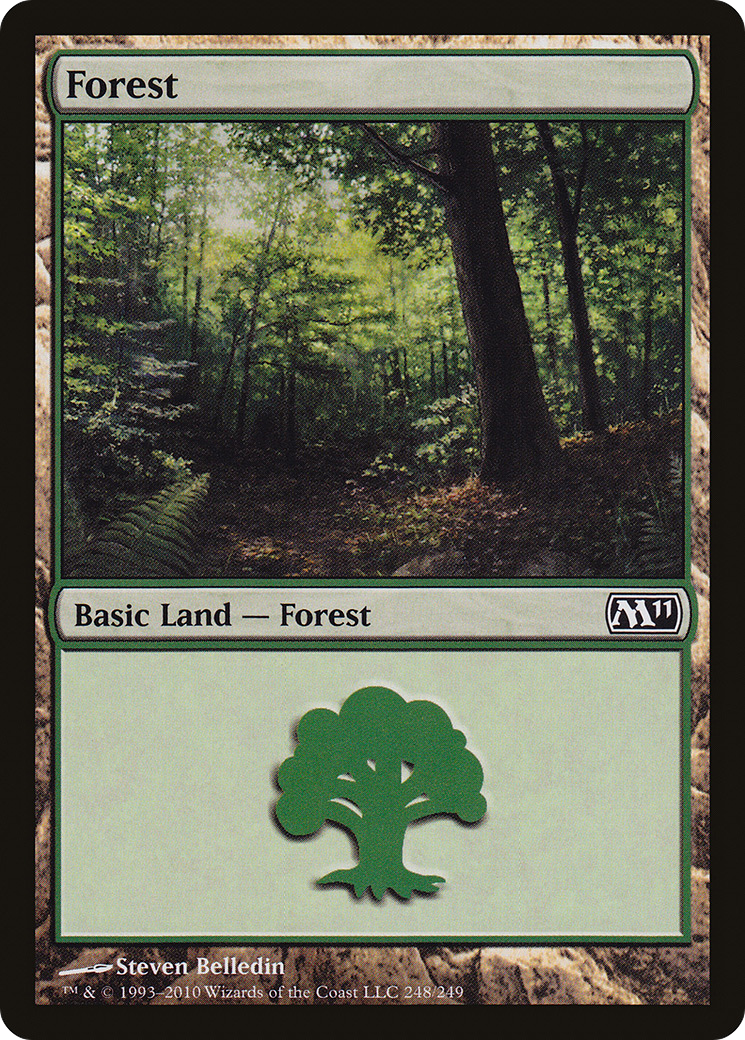 Forêt (M11-248) - Magic 2011 Foil