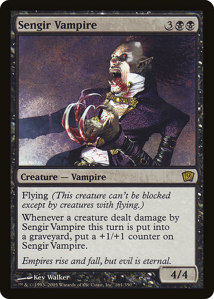 Sengir Vampire (9ED-161★) - Ninth Edition Foil