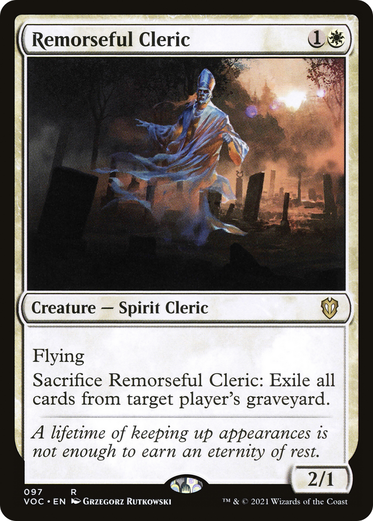 Remorseful Cleric (VOC-097) - Crimson Vow Commander