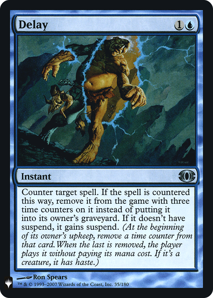 Delay (LIST-035) - The List Foil