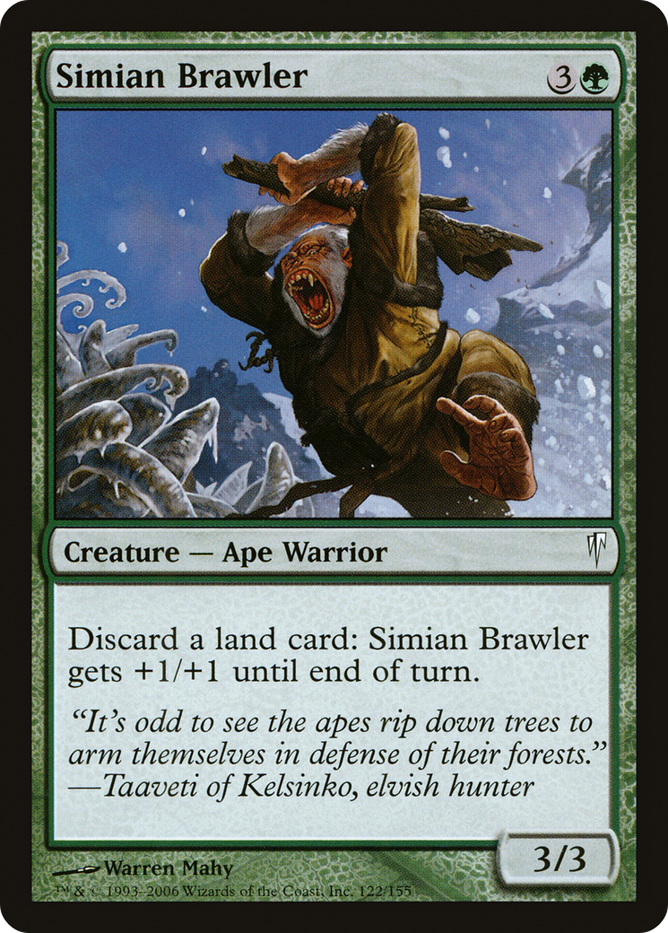 Simian Brawler (CSP-122) - Coldsnap Foil 