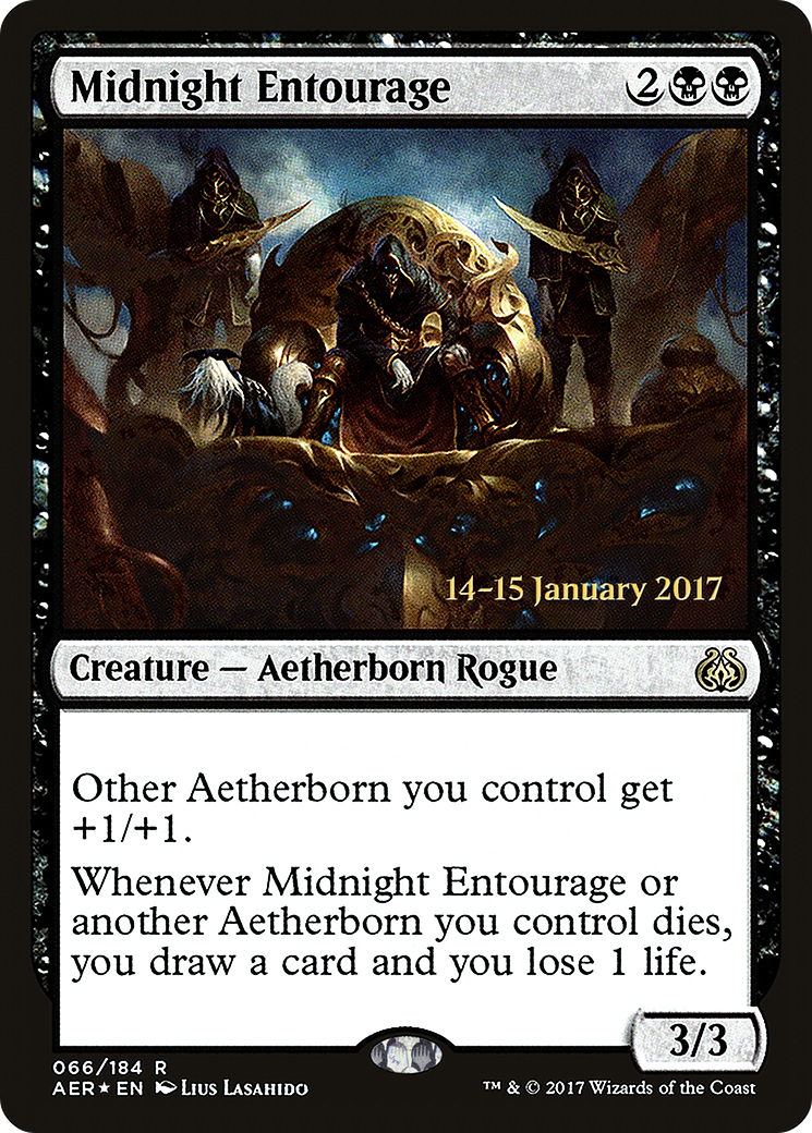 Midnight Entourage (PRE-66S) - Aether Revolt Promos Foil