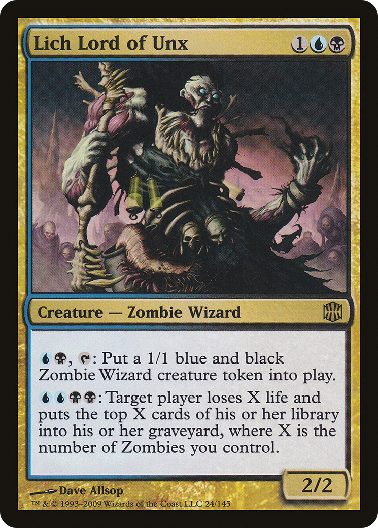 Seigneur Liche d'Unx (ARB-024) - Alara Reborn Foil 