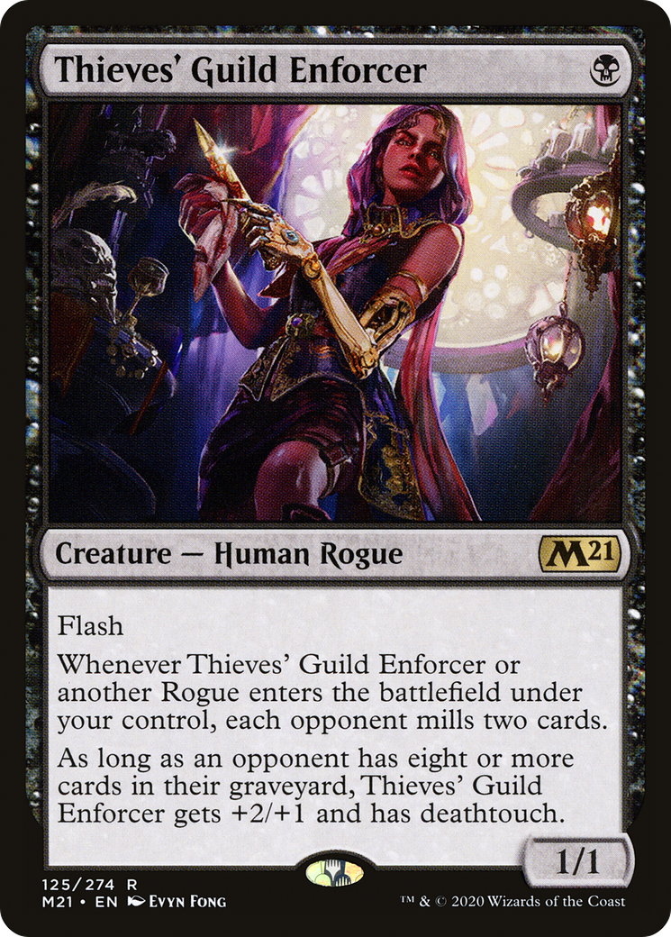 Thieves' Guild Enforcer (M21-125) - Core Set 2021 Foil