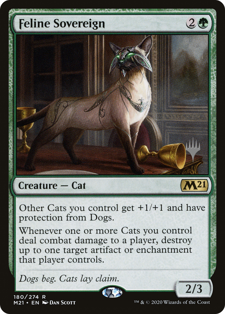 Feline Sovereign (PPM21-180) - Core Set 2021 Promos