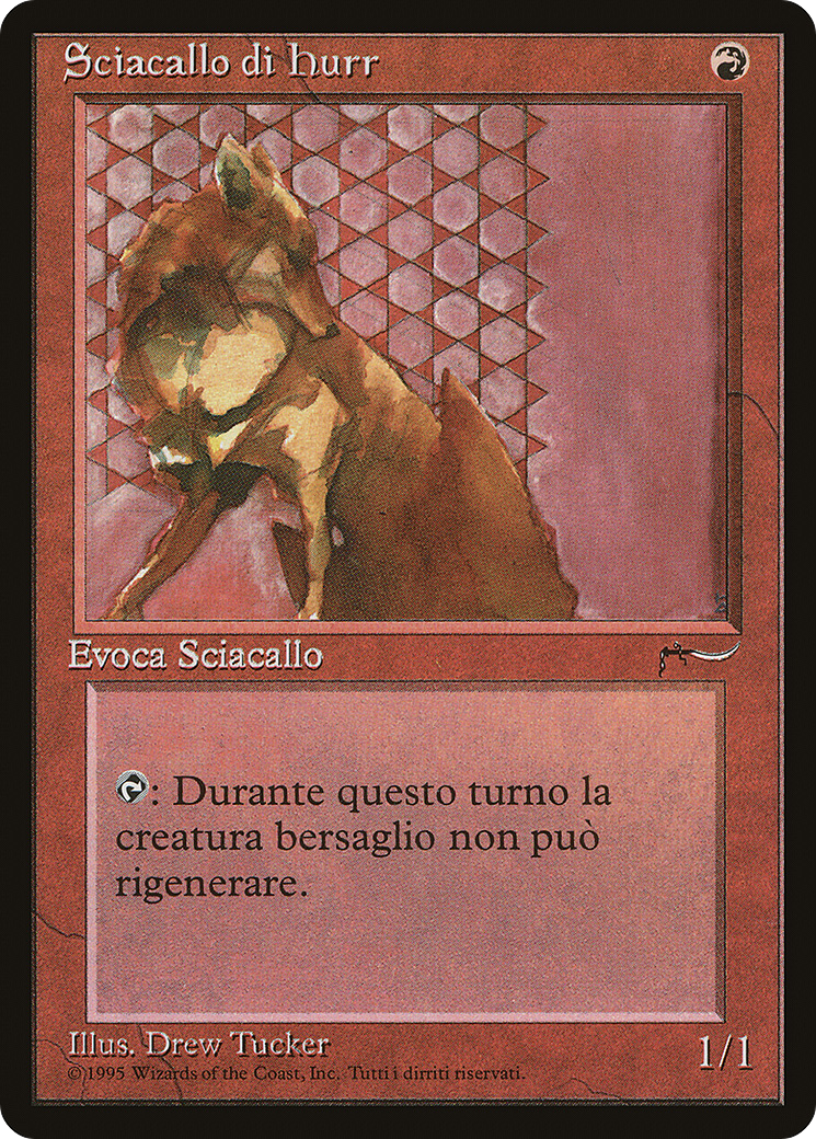 Hurr Jackal (Italian) - "Sciacallo di hurr" (REN-081) - Rinascimento