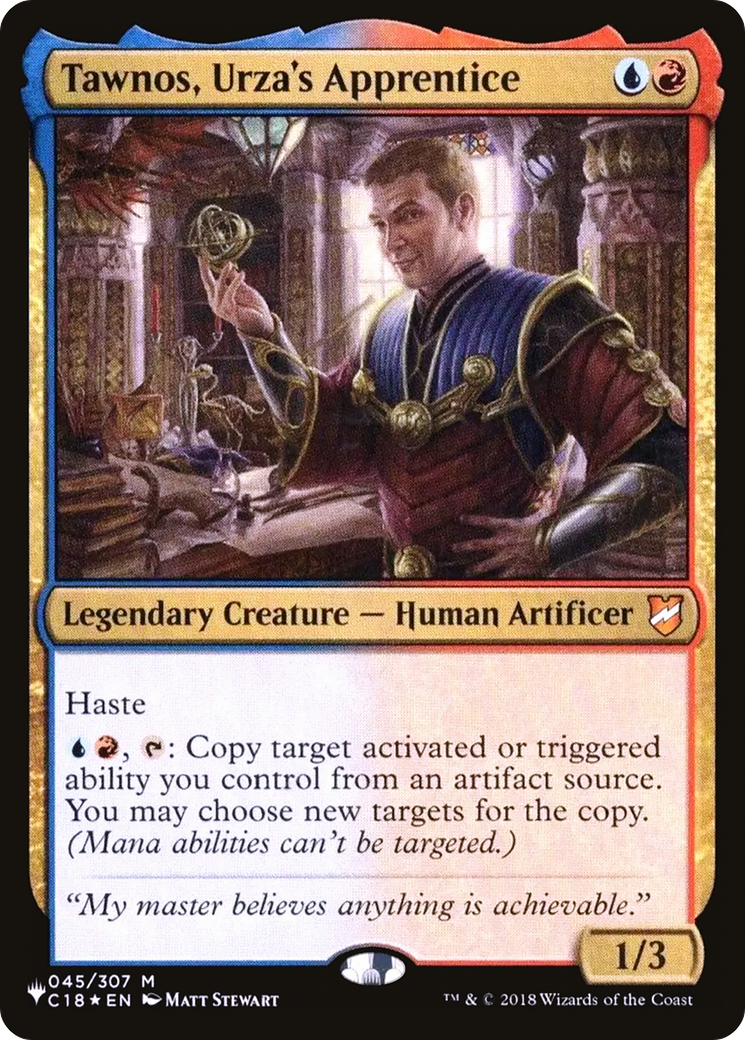 Tawnos, Urza's Apprentice (LIST-C18-45) - The List
