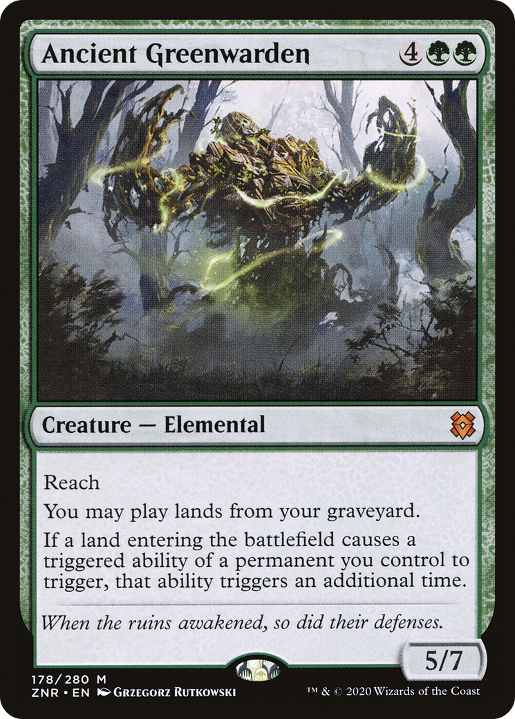 Ancient Greenwarden (ZNR-178) - Zendikar Rising Foil