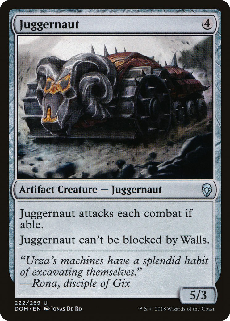 Juggernaut (DOM-222) - Feuille Dominaria 