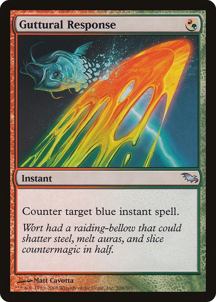 Réponse gutturale (SHM-208) - Shadowmoor Foil 