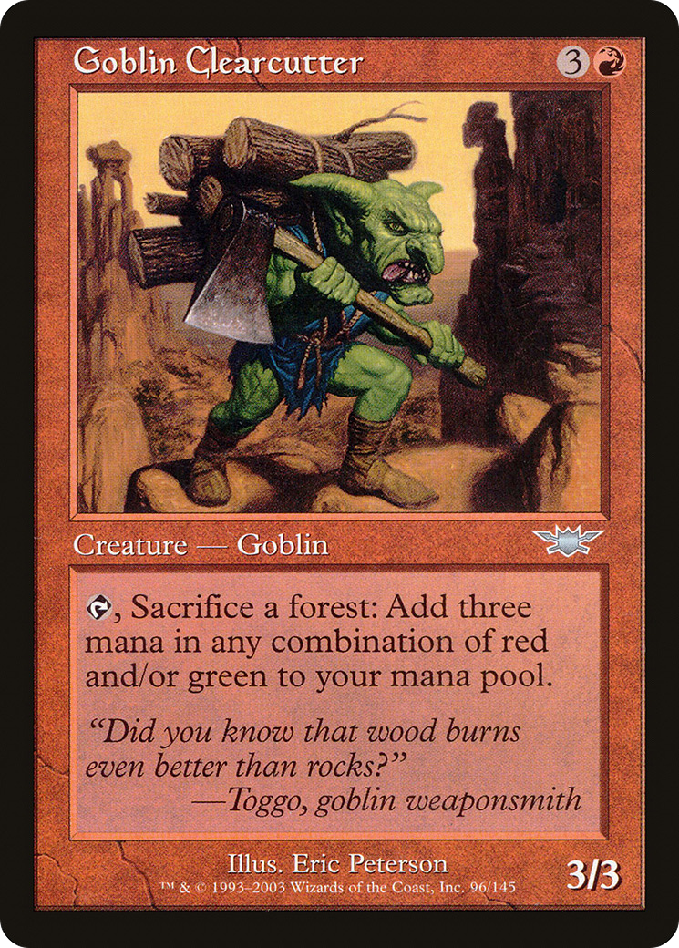 Coupe-bois gobelin (LGN-096) - Legions Foil 