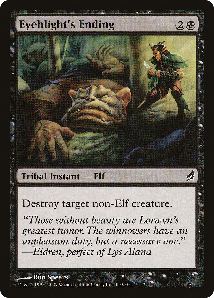 La Fin d'Eyeblight (LRW-110) - Lorwyn Foil