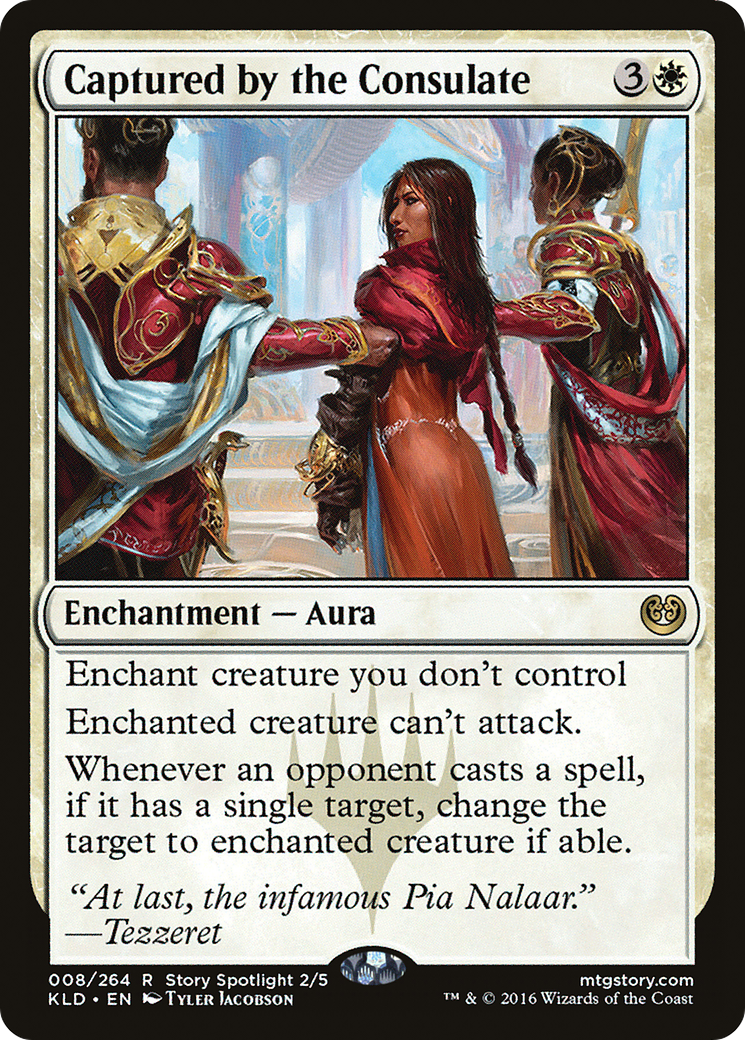 Capturé par le consulat (KLD-008) - Kaladesh Foil 