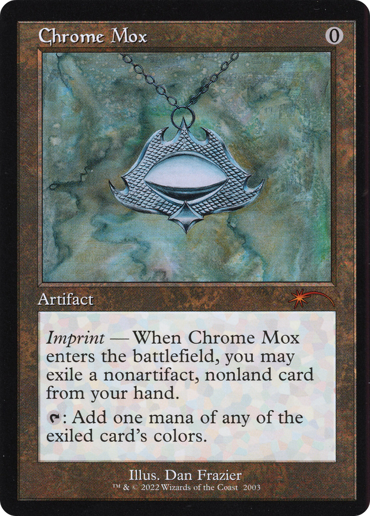 Chrome Mox (SLC-2003) - Secret Lair 30th Anniversary Countdown Kit Foil