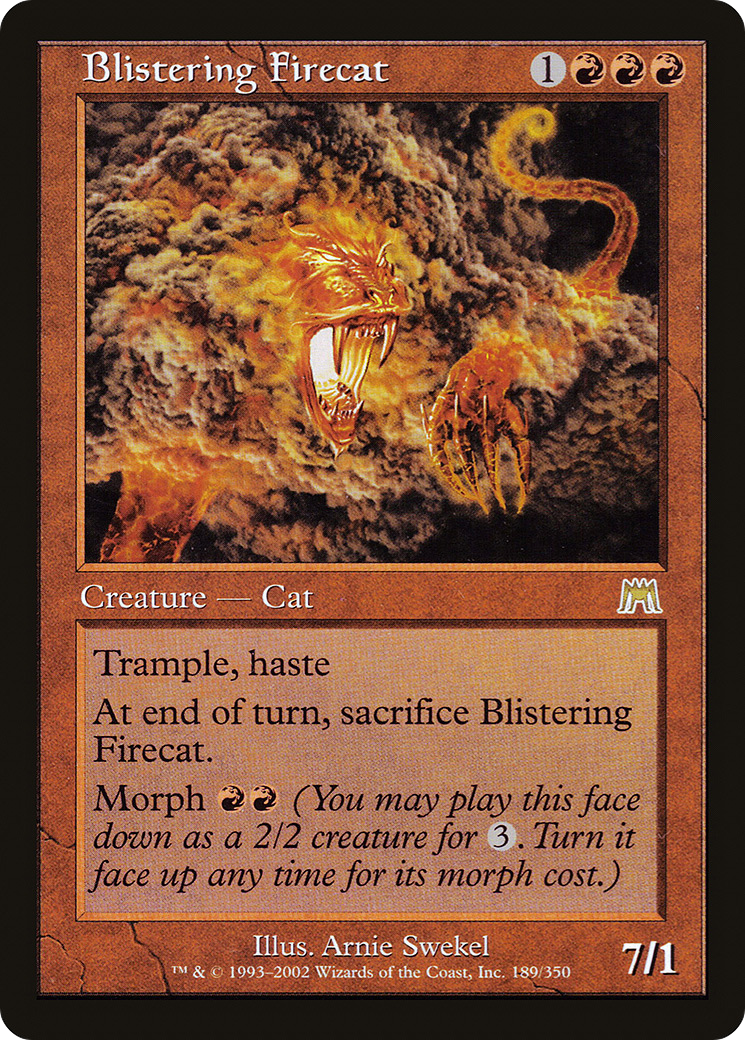 Firecat fulgurant (ONS-189) - Onslaught Foil