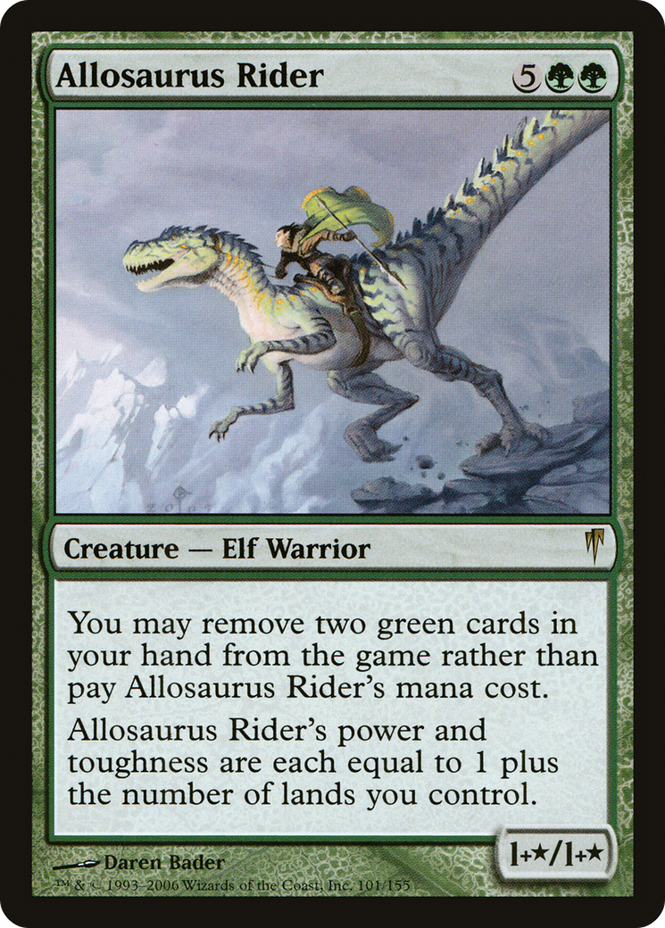Cavalier d'Allosaure (CSP-101) - Coldsnap Foil 