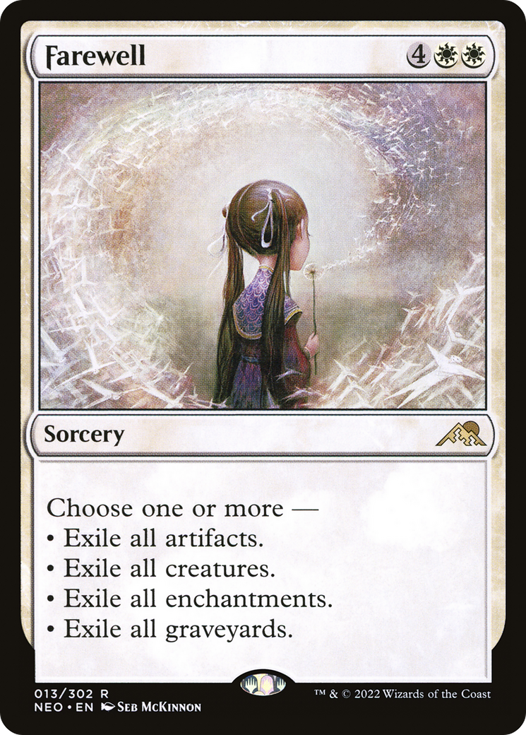 Adieu (NEO-013) - Kamigawa : Neon Dynasty Foil