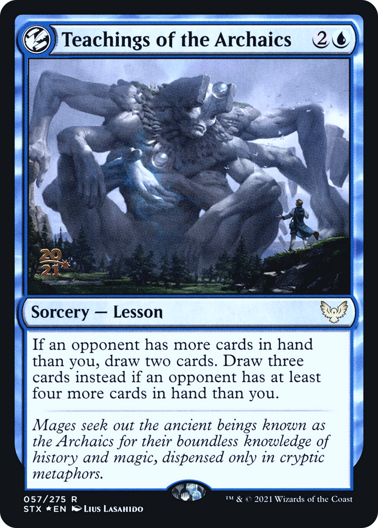 Teachings of the Archaics (PRE-57S) - Strixhaven: School of Mages Promos: (lesson) Foil