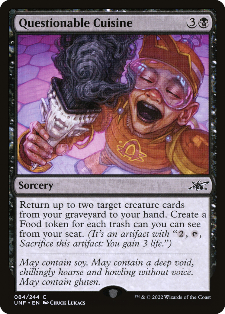 Cuisine douteuse (UNF-084) - Unfinity Foil 