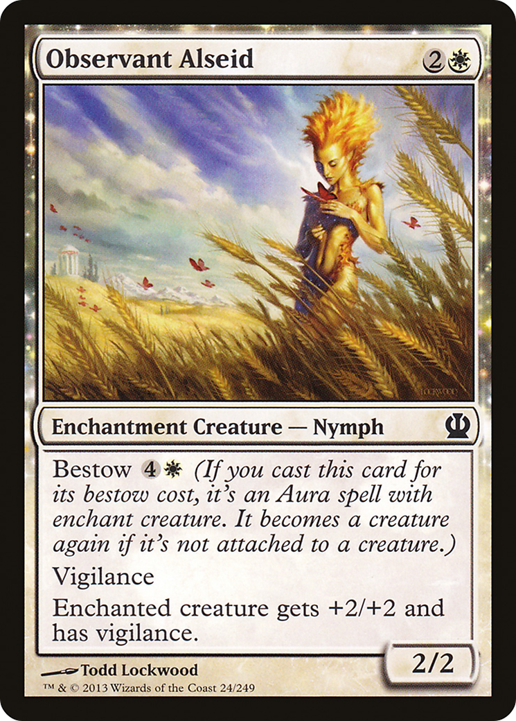 Alseid Observateur (THS-024) - Theros : (enchantement) Foil 