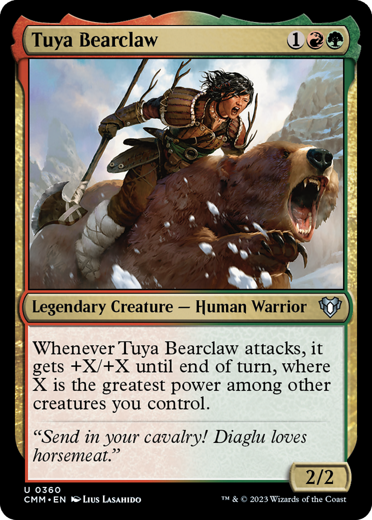 Tuya Bearclaw (CMM-360) - Commander Masters Foil 