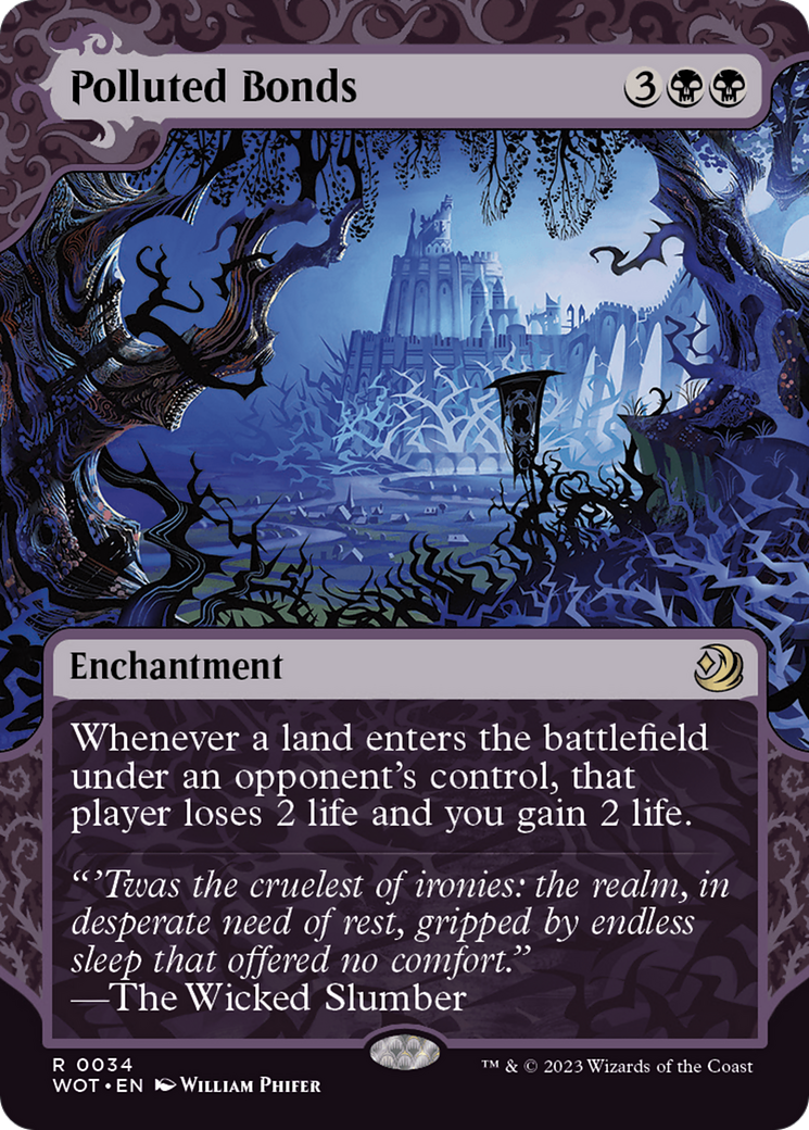Liens pollués (WOT-034) - Wilds of Eldraine : Contes enchanteurs : (Vitrine) (Sans frontières) 