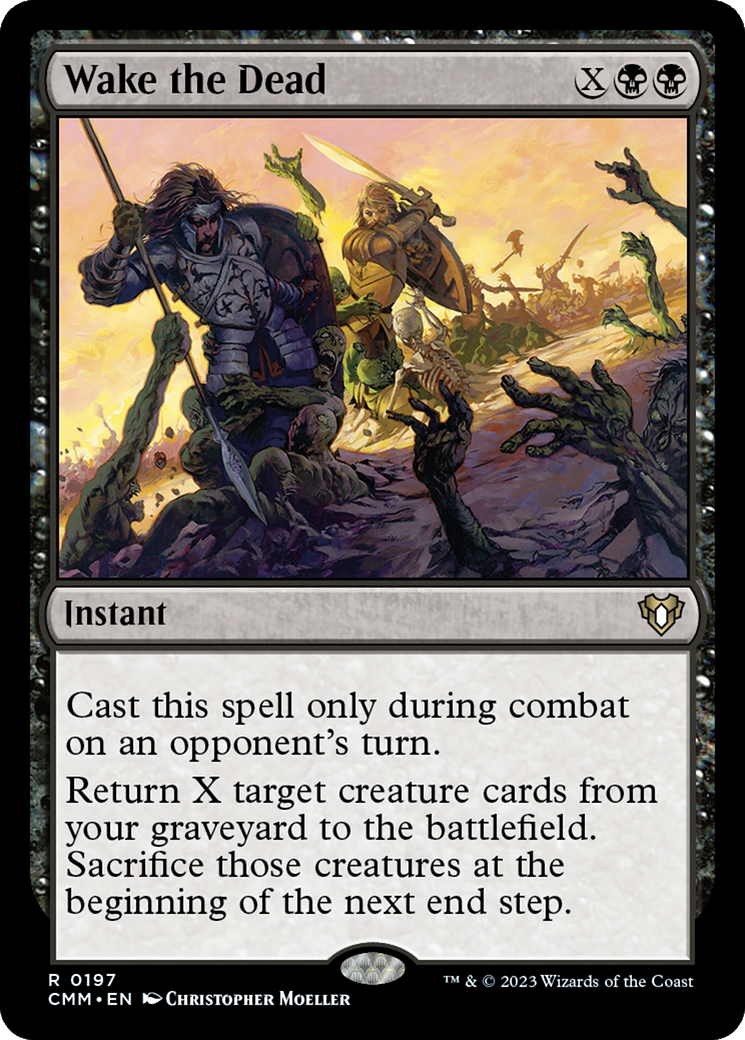 Réveillez les morts (CMM-197) - Commander Masters Foil 