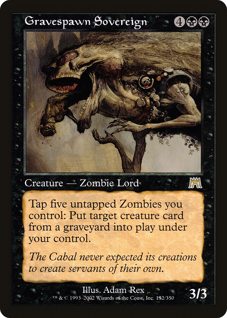 Souverain des Engeances (ONS-152) - Onslaught Foil