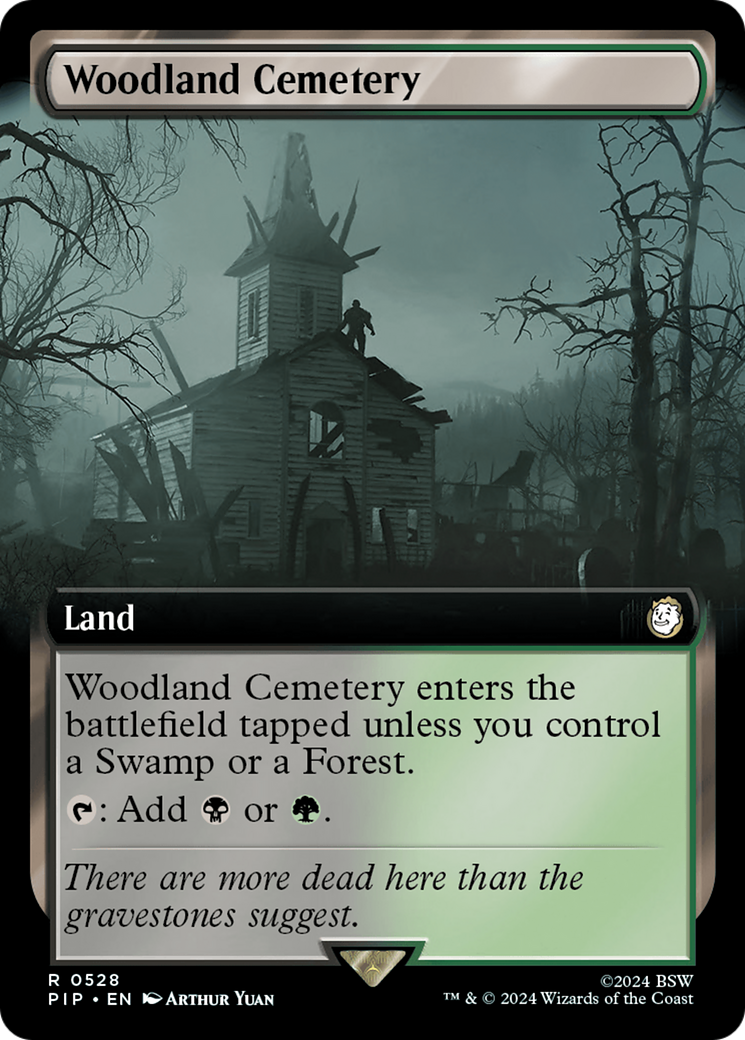 Cimetière Woodland (PIP-528) - Fallout : (Extended Art) Foil 