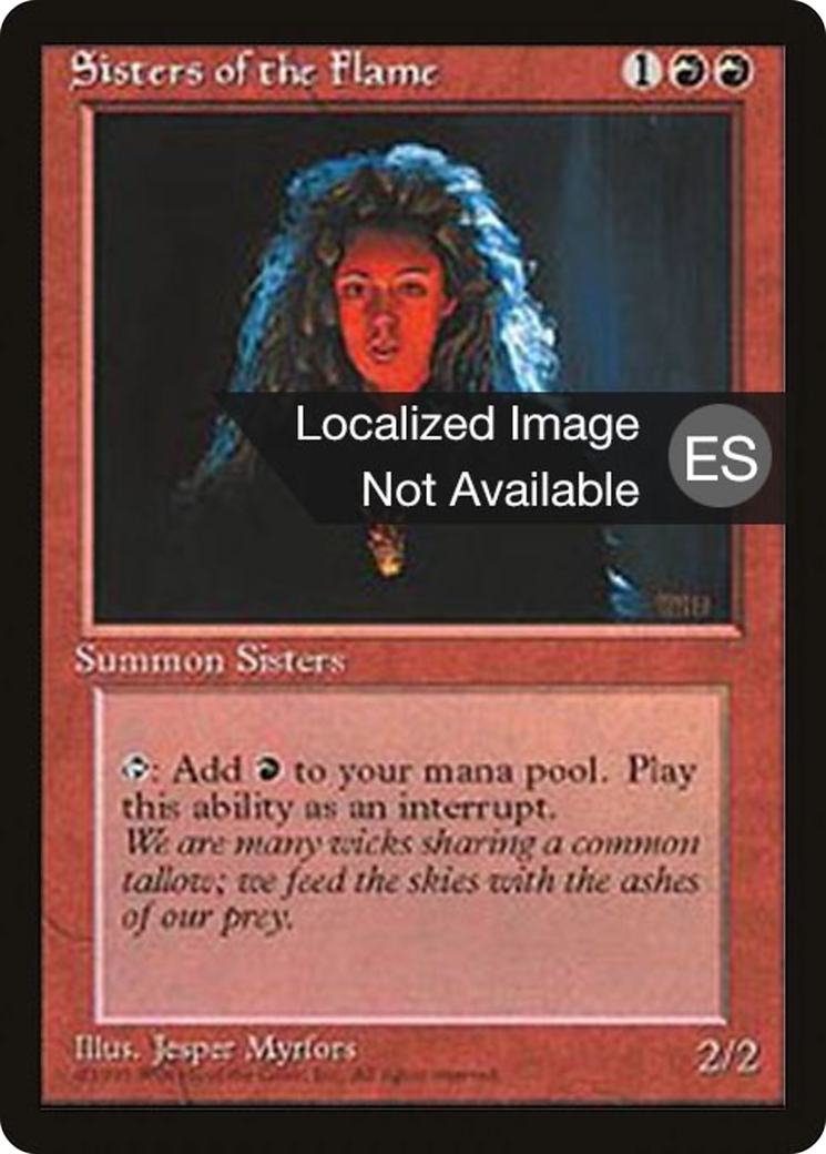 Sisters of the Flame (4BB-) - Fourth Edition Foreign Black Border