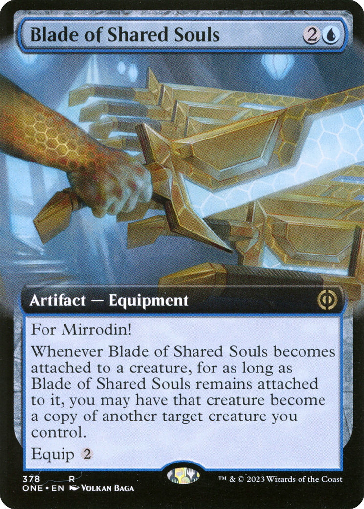 Blade of Shared Souls (Extended Art) (ONE-378) - Phyrexia: All Will Be One: (Extended Art) Foil