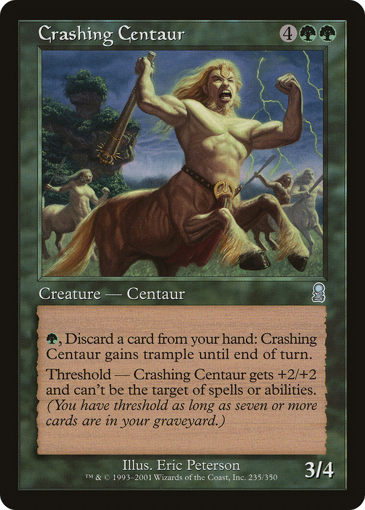 Crashing Centaur (ODY-235) - Odyssey Foil 