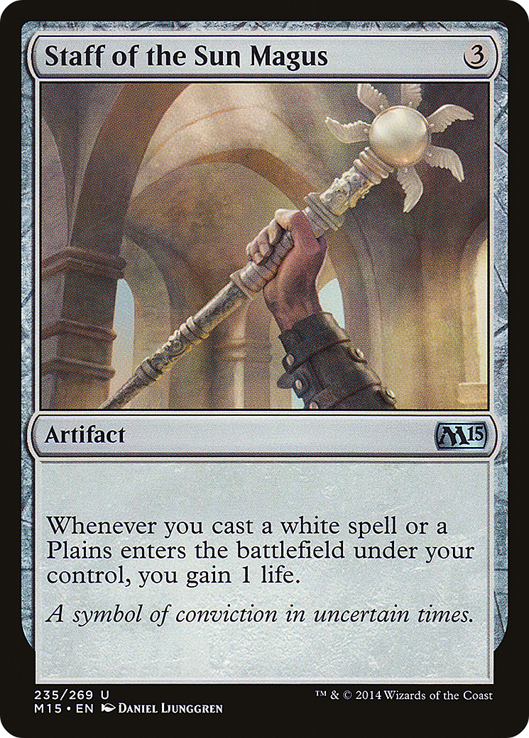 Staff of the Sun Magus (M15-235) - Magic 2015