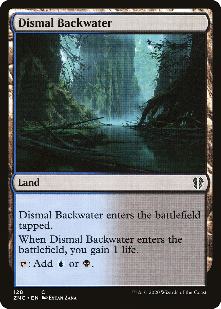 Dismal Backwater (ZNC-128) - Commandant de Zendikar Rising 