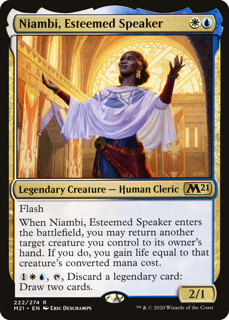 Niambi, Esteemed Speaker (M21-222) - Core Set 2021
