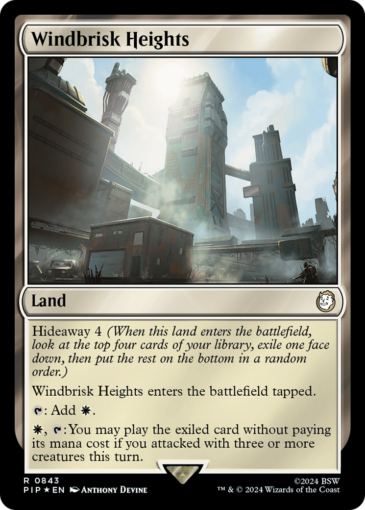 Windbrisk Heights (PIP-843) - Fallout Foil 