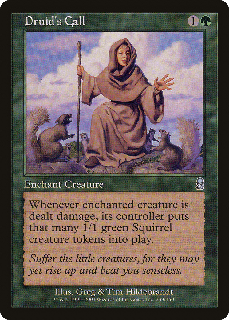 L'Appel du Druide (ODY-239) - Odyssey Foil 