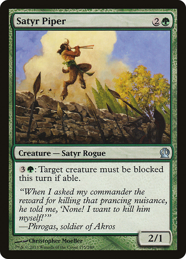 Satyre Piper (THS-175) - Theros 