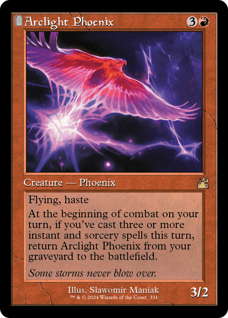 Arclight Phoenix (Retro Frame) (RVR-331) - Ravnica Remastered: (tombstone) Foil