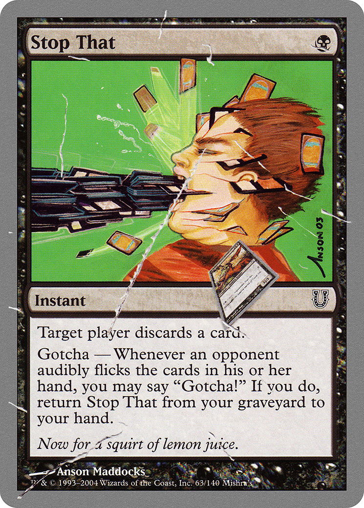Arrête ça (UNH-063) - Unhinged Foil 