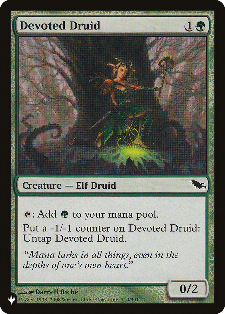 Devoted Druid (LIST-110/301) - The List
