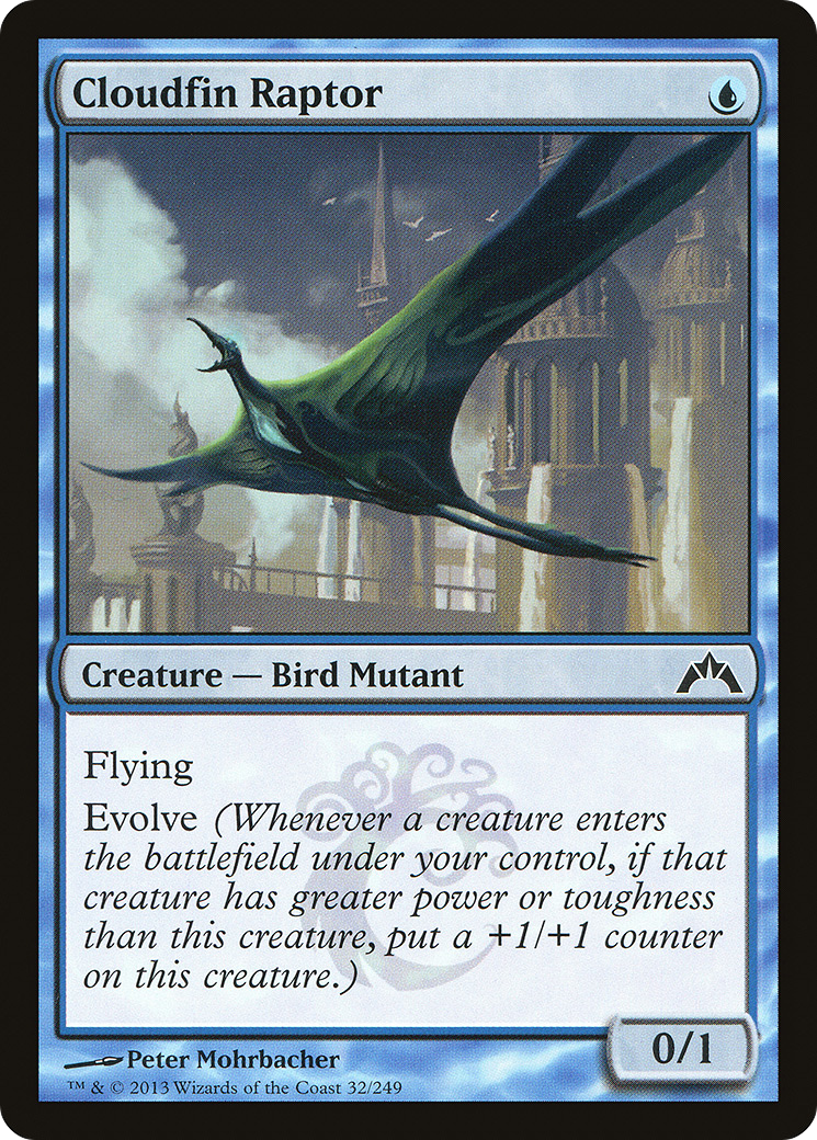 Cloudfin Raptor (GTC-032) - Feuille Gatecrash