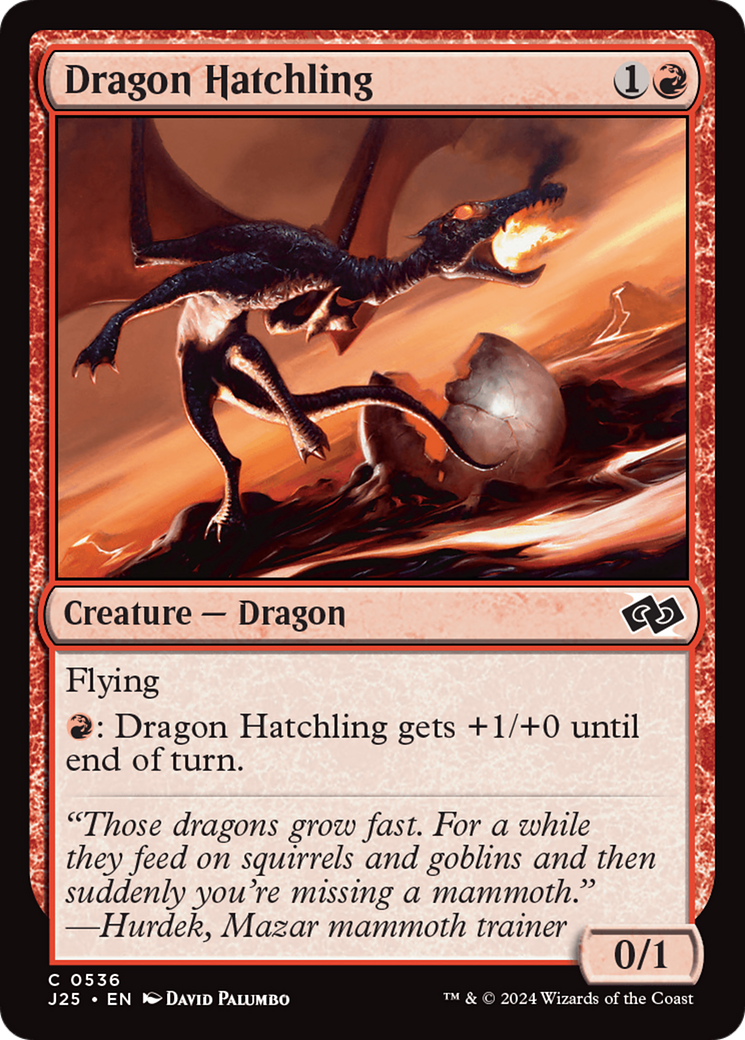 Dragon Hatchling (J25-536) - Foundations Jumpstart