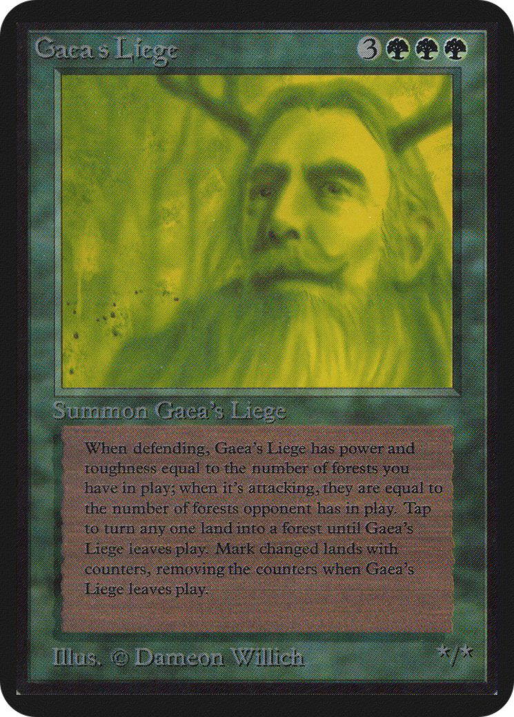 Gaea's Liege (LEA-) - Limited Edition Alpha