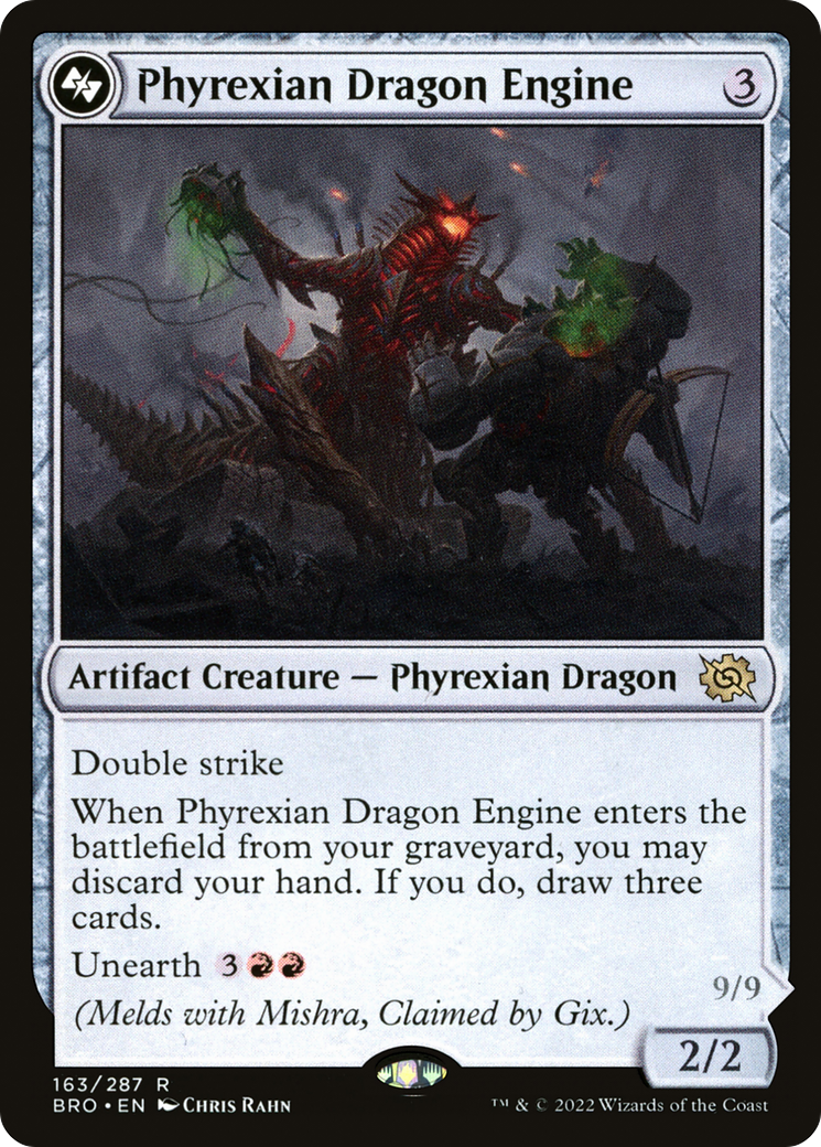Phyrexian Dragon Engine (BRO-163A) - The Brothers' War